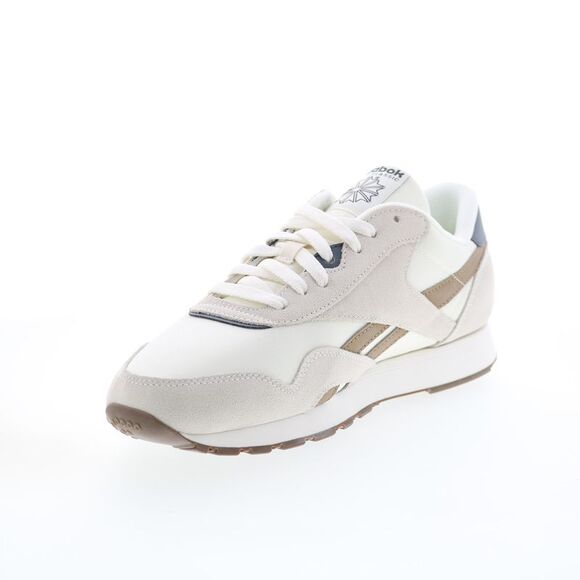 Reebok Mens Classic Nylon Beige Shoes (NWT) - Picture 4 of 7